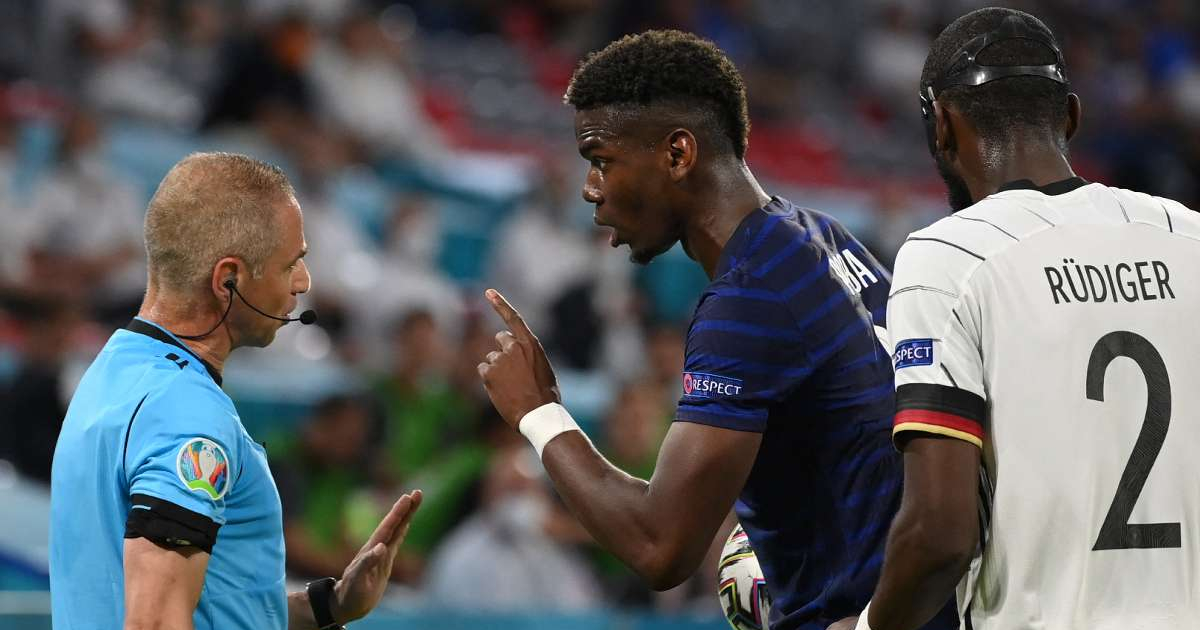 Euro 2020: Rudiger denies biting Pogba in Germany's match against France
